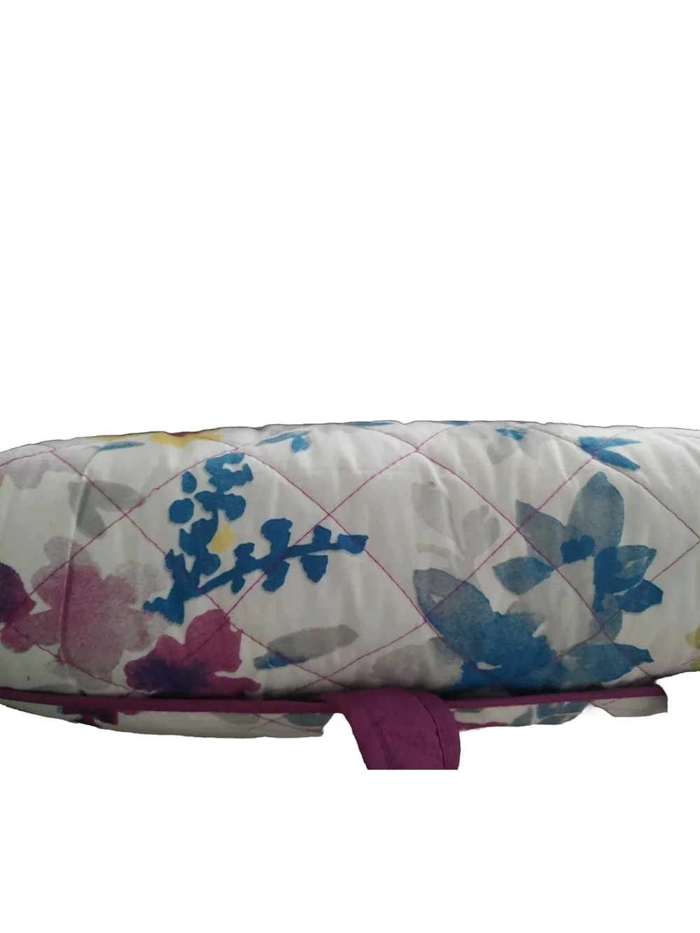 Comfort Bay Queen Or Full Floral Quilted Bedspread in Pink, White and Yellow